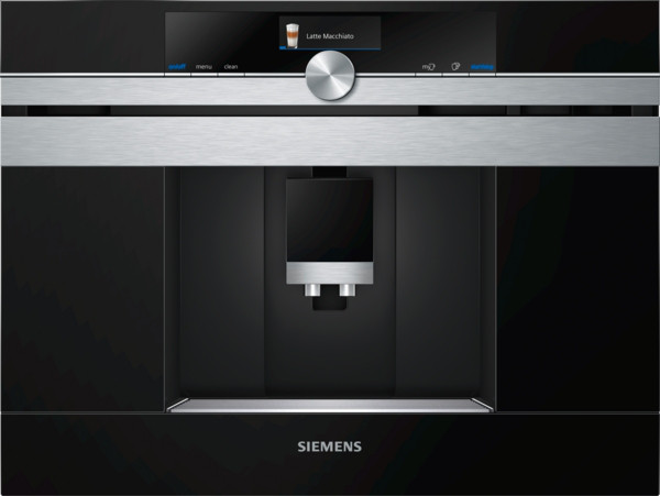 Siemens CT636LES6 iQ700 Einbau-Kaffeevollautomat Edelstahl