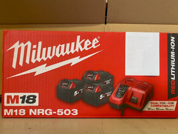 Milwaukee discount battery set